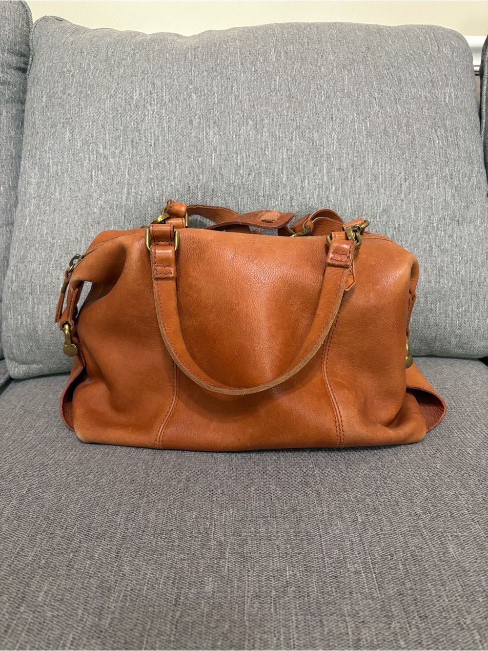 Madewell Kensington Satchel Leather Bag